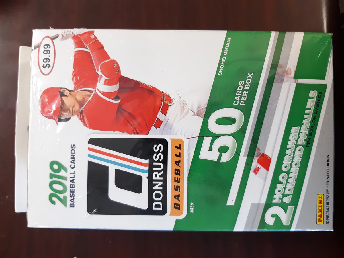 Baseball 50ct Cards Box Hanger Panini Donruss 2019