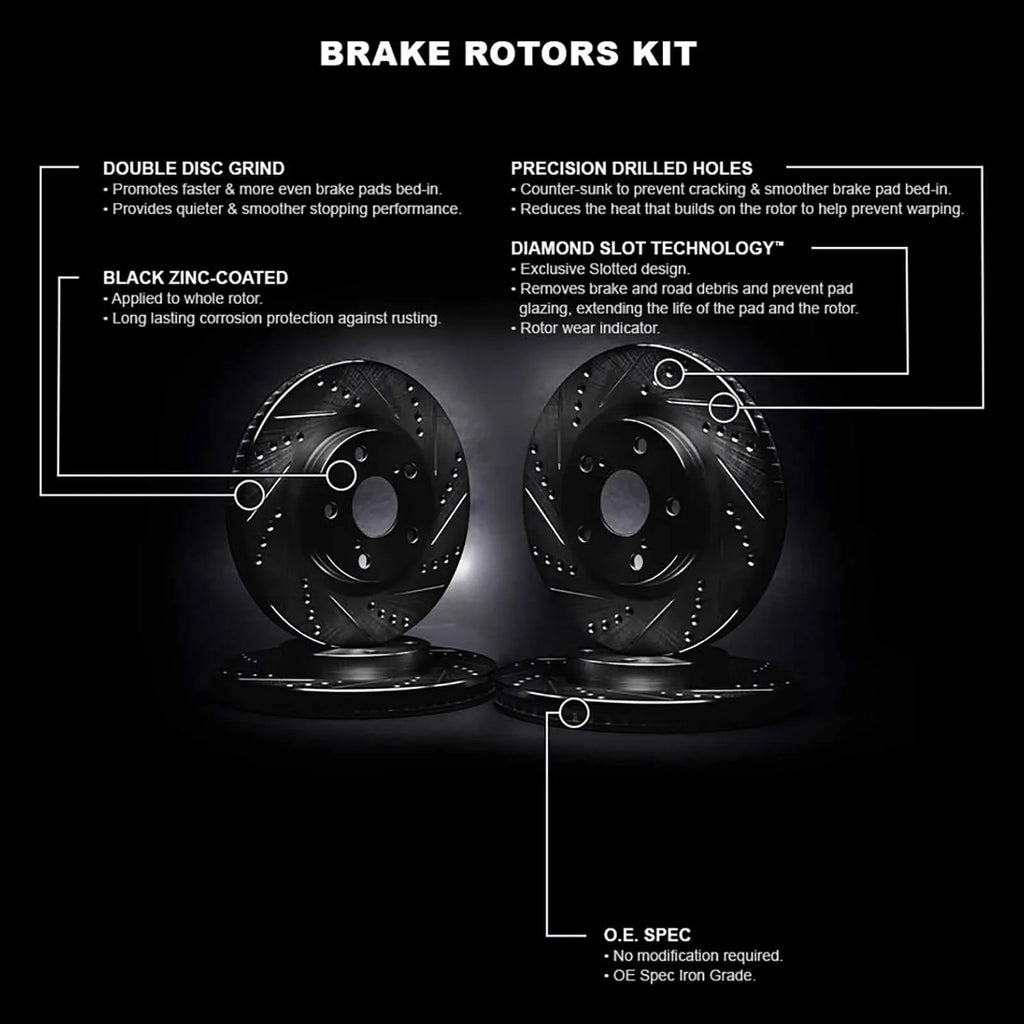 FOCUS, D/S select: FORD 2012 Concepts Fits FOCUS Rotor R1 54245 Brake FORD Concepts SE Whpn2 R1 Black 2013-2018