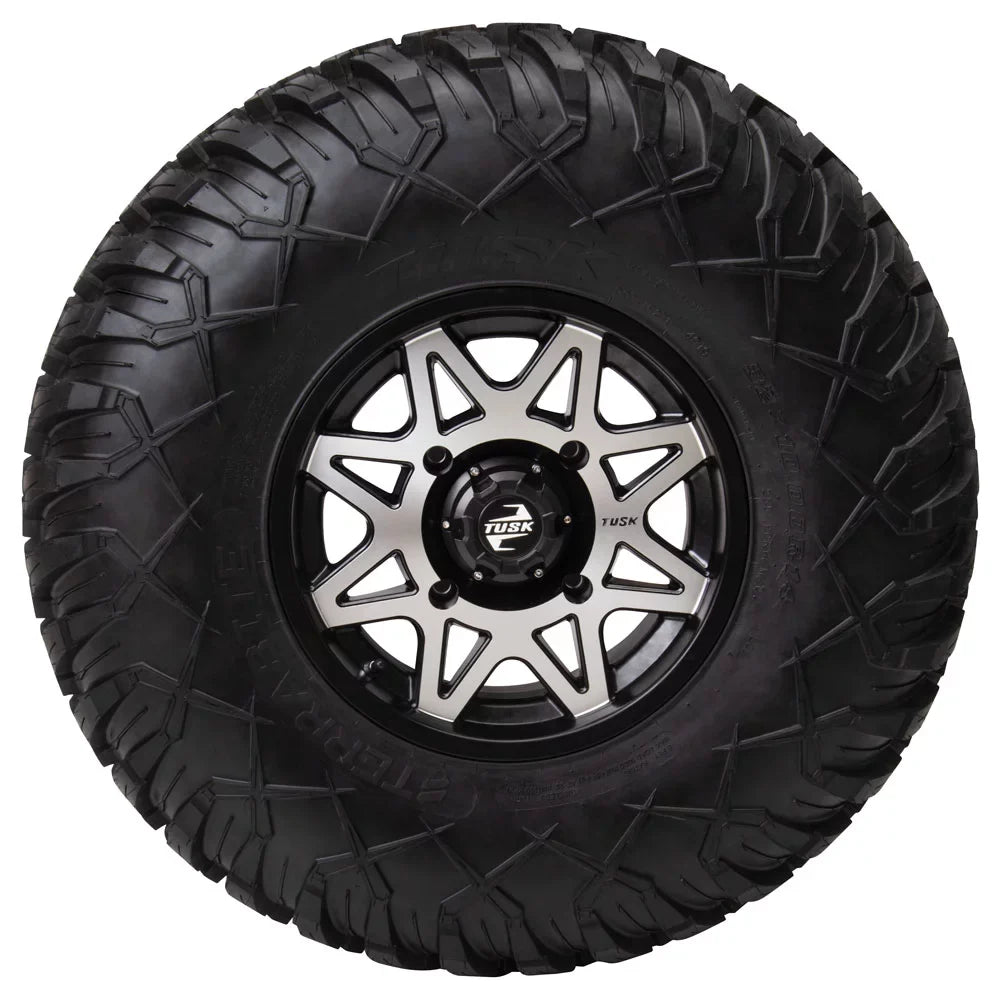 Tusk EPS VI Wheel Machined/Black 5.0 4/110 + Yamaha 14x7 Tintic 2022 Viking 2.0 For