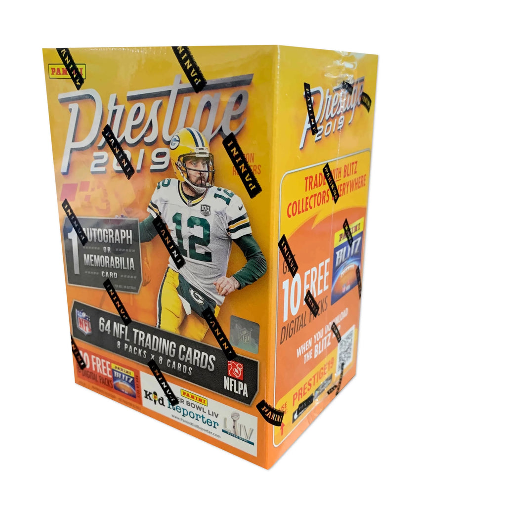 2019 NFL Panini Prestige in Team new Football Featuring 2019 Jerseys Blaster Box- Rookies