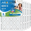 by Pleated Premium 5 Filter Comparable Made Pack WICKED 18x24x2 Filters AIRX HVAC FPR to MPR Air 700 USA AC FILTERS Conditioner 8 18x24x2 Filter Electrostatic 6 CLEAN Furnace AIR. MERV & Air
