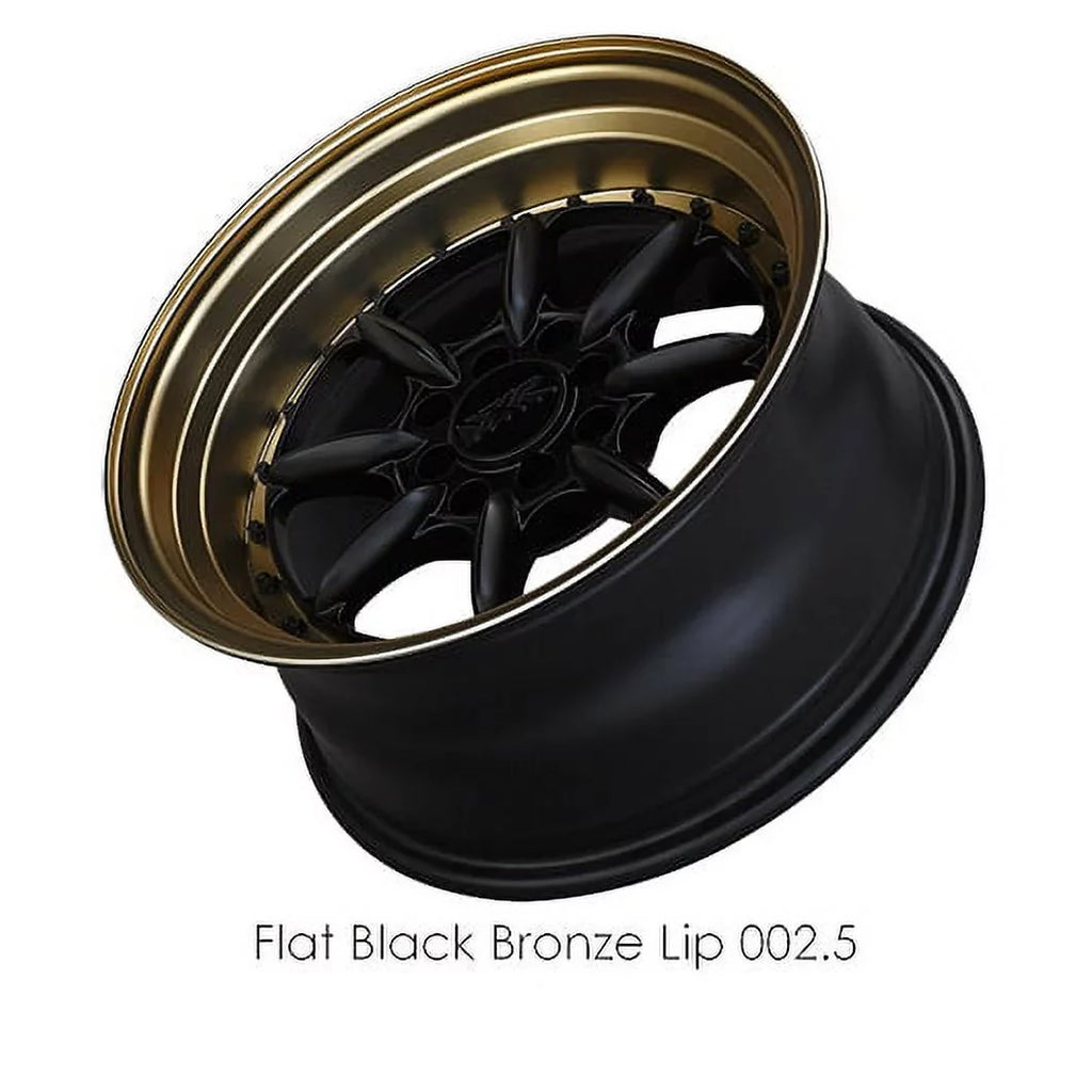 / Flat XXR 20et Black Wheel 15x8 Lip Bronze 4x100/4x114.3 002.5