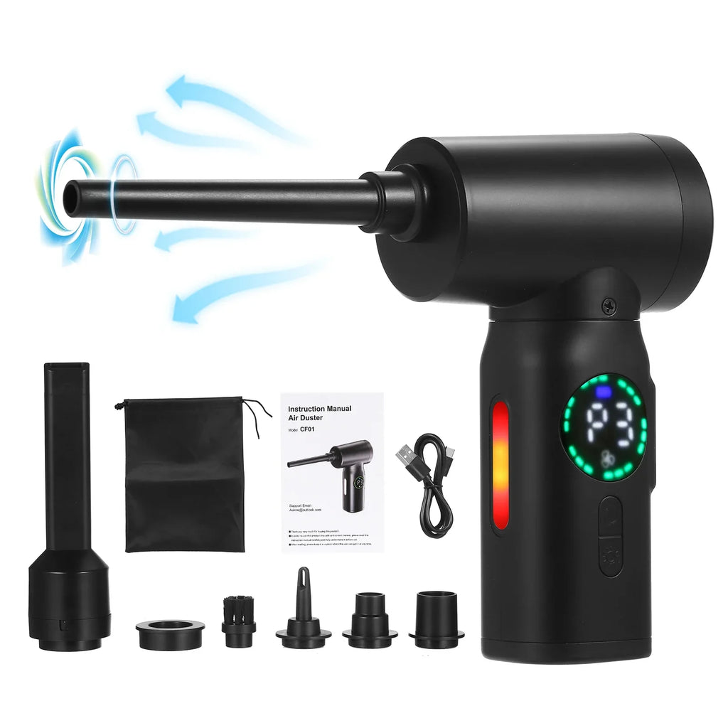 Air Cars, Dust 100W Pinnaco More Brush and Electric Duster Blower trendy Compressed Efficient Motor Cleaner - for Computers,