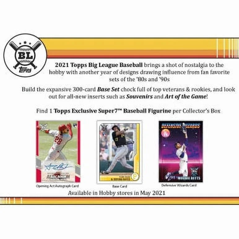 Baseball 2021 Box Hobby League Big high quality Topps