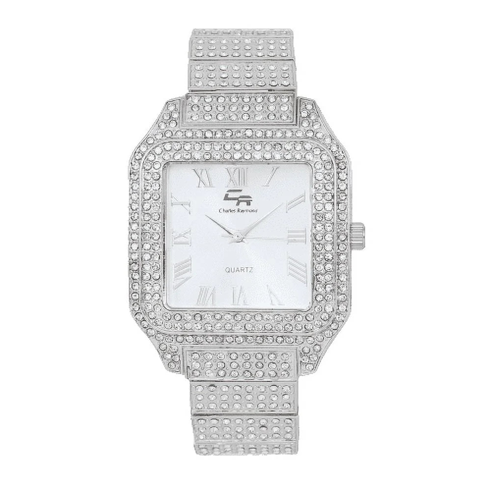 Glamour True Classic-SLV) trendy a Women's to Diamonds blinged-Out Beauty Crystal (L0513LA Testament Timeless Luxury Out Watch, and Iced