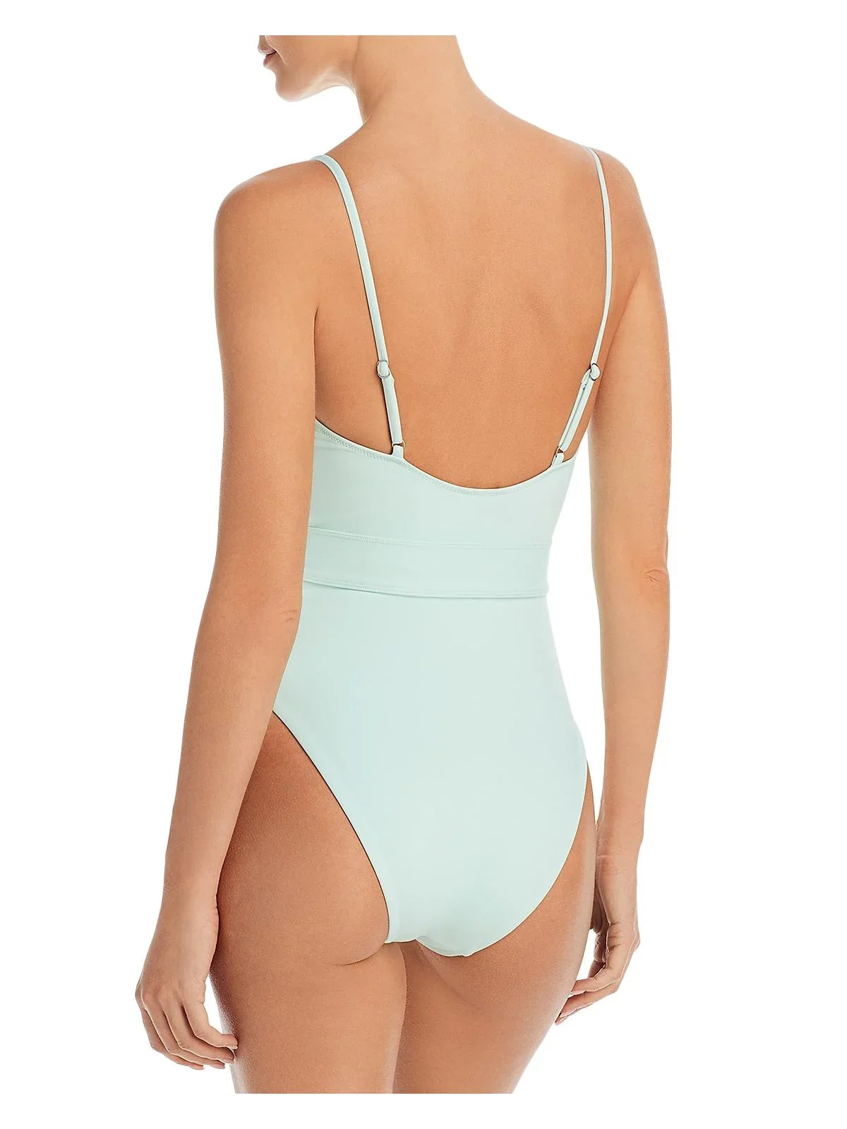 Womens Simkhai Swimsuit Nylon Jonathan Buckle One-Piece