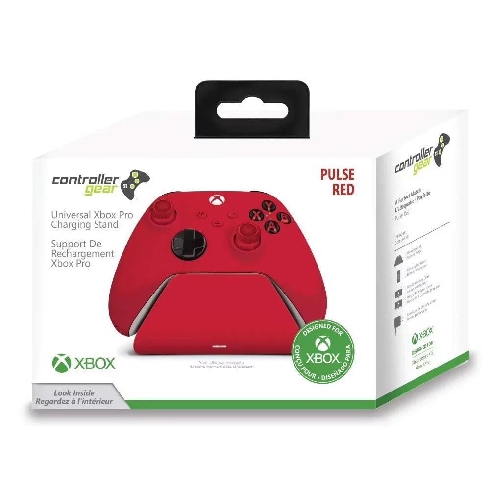Charging with Series Xbox Station Red Pulse for Charging 1100 Xbox Rechargeable Pro Xbox special edition Gear XS Stand and One Battery, Mah Controller Universal