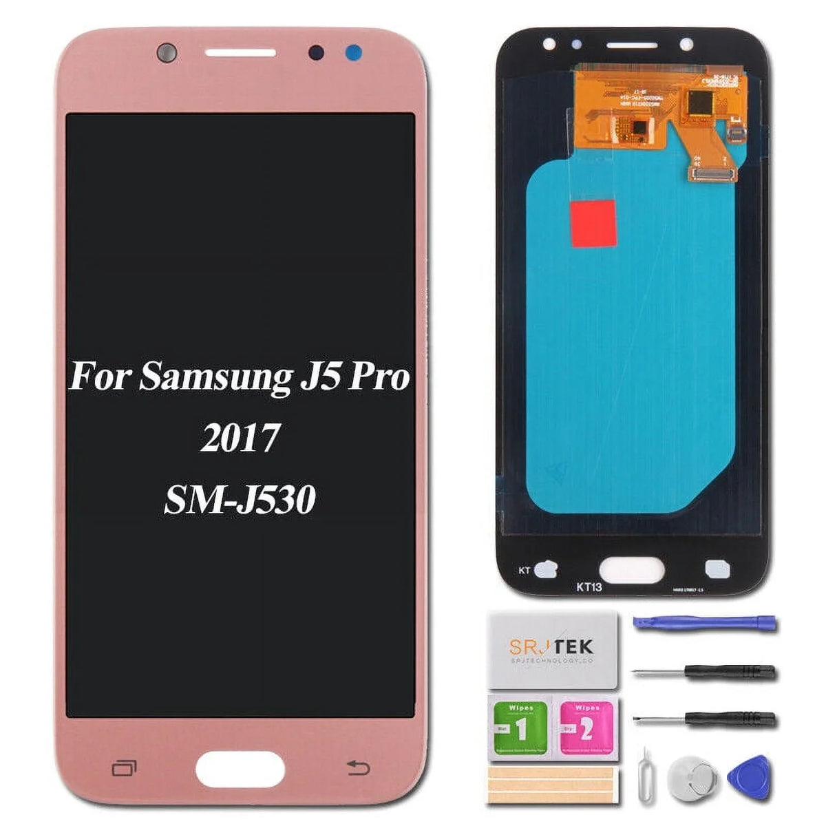 LCD Parts(Pink) For Pro Screen Repair Replacement Assembly Galaxy Display J5 classic Digitizer Touch 2017 J530