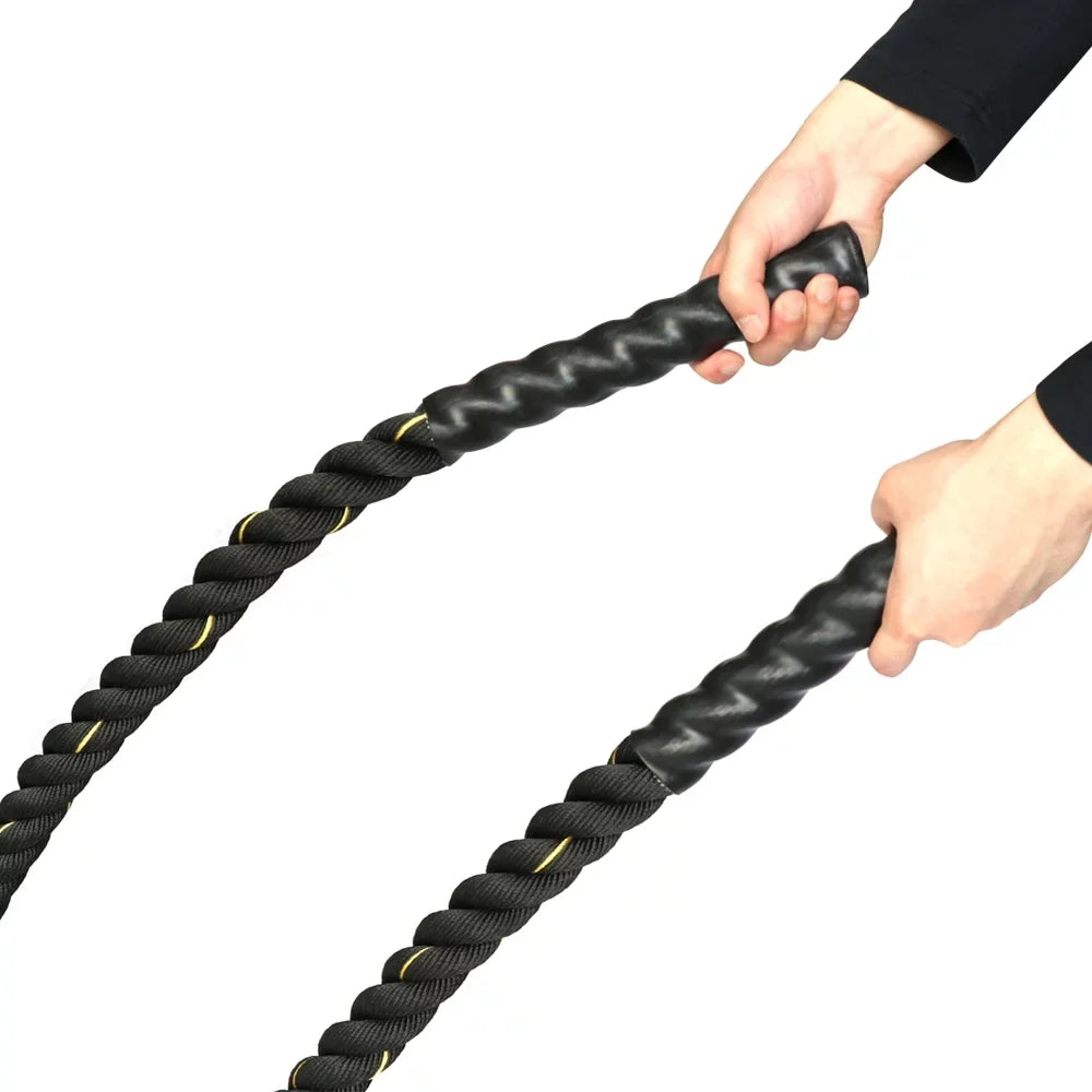 Protective with Battle special edition Rope Wall and 30 Diameter 1.5 ft Sleeve Length, Training Mount Poly Dacron Rope in