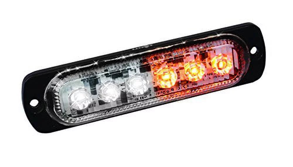 classic 6-Watt Strobe Slim Amber/White LED Ultra
