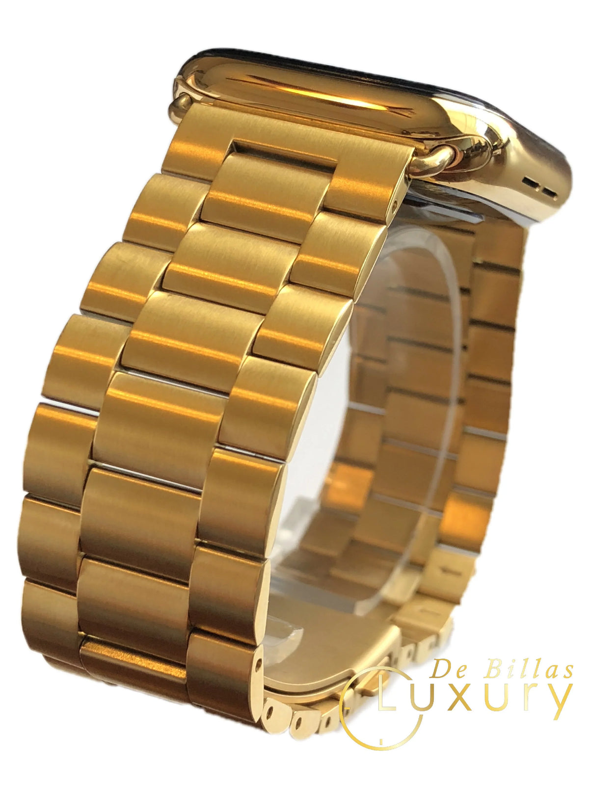 Custom 24K GPS+LTE high quality 44mm Gold SERIES iWatch (2019 Band Link Plated Gold 5 with Release)