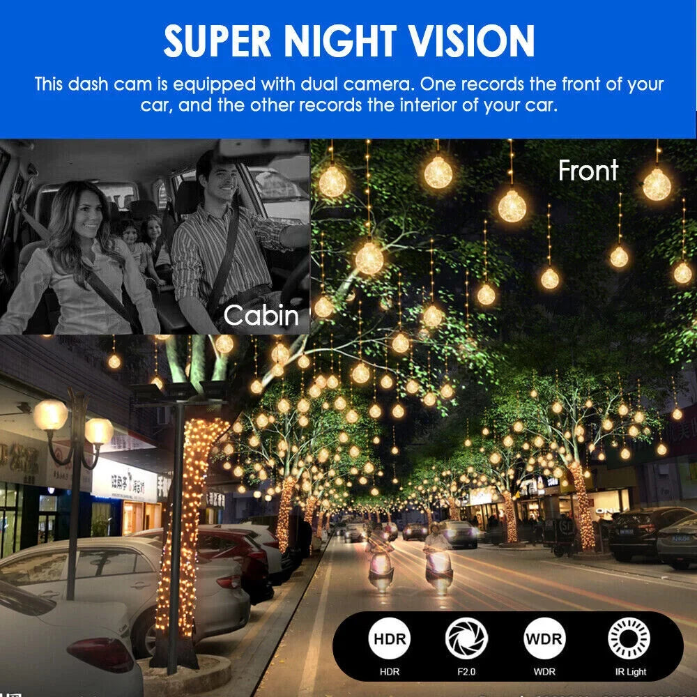 G·PEH Inside Lens Cam Recording - Ensure Dash and trendy with Your Front Road Dual Safety