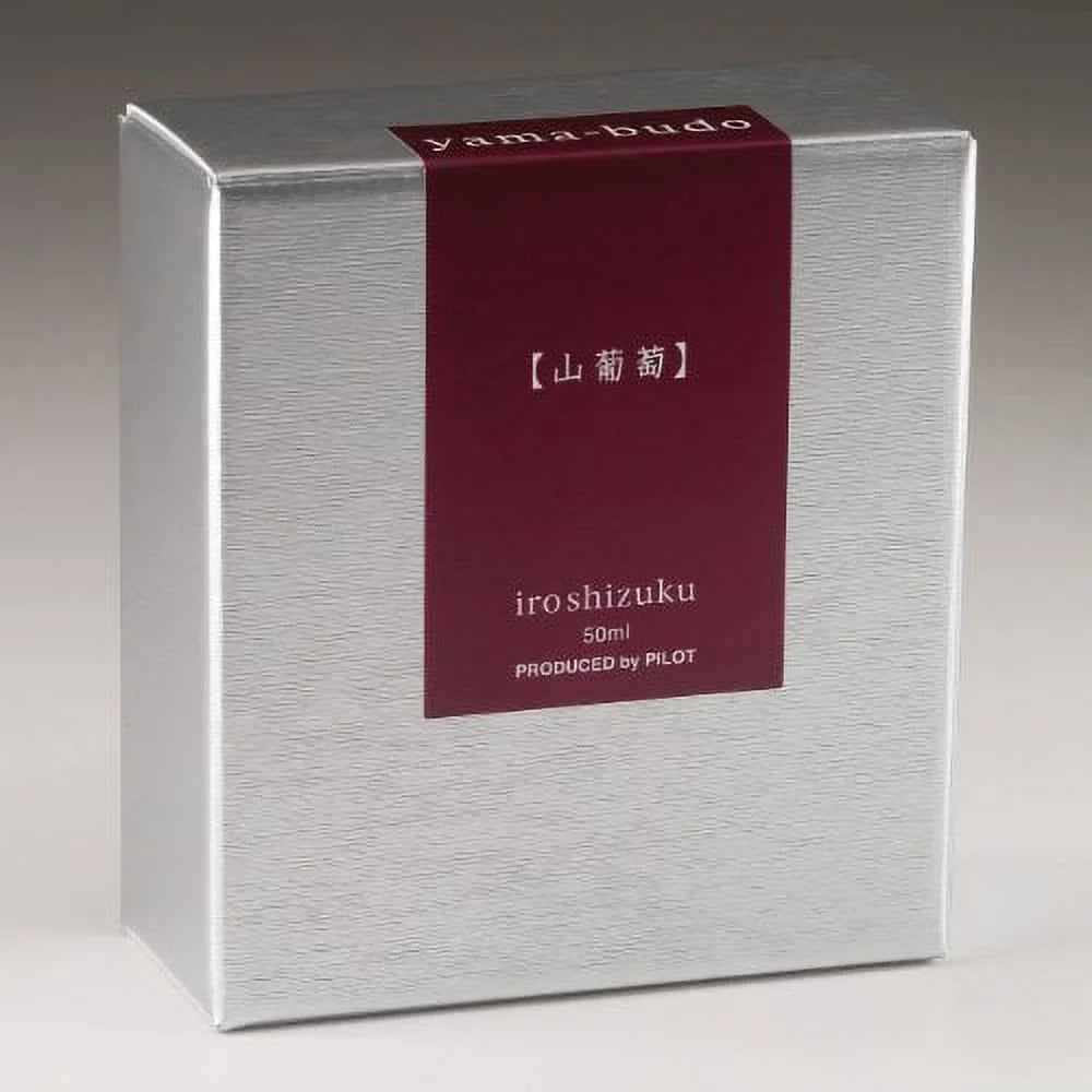 Purple special edition (69217) Yama-Budo, Glory Ink, Red Crimson Vine, Pen Pilot Bottled Fountain Iroshizuku
