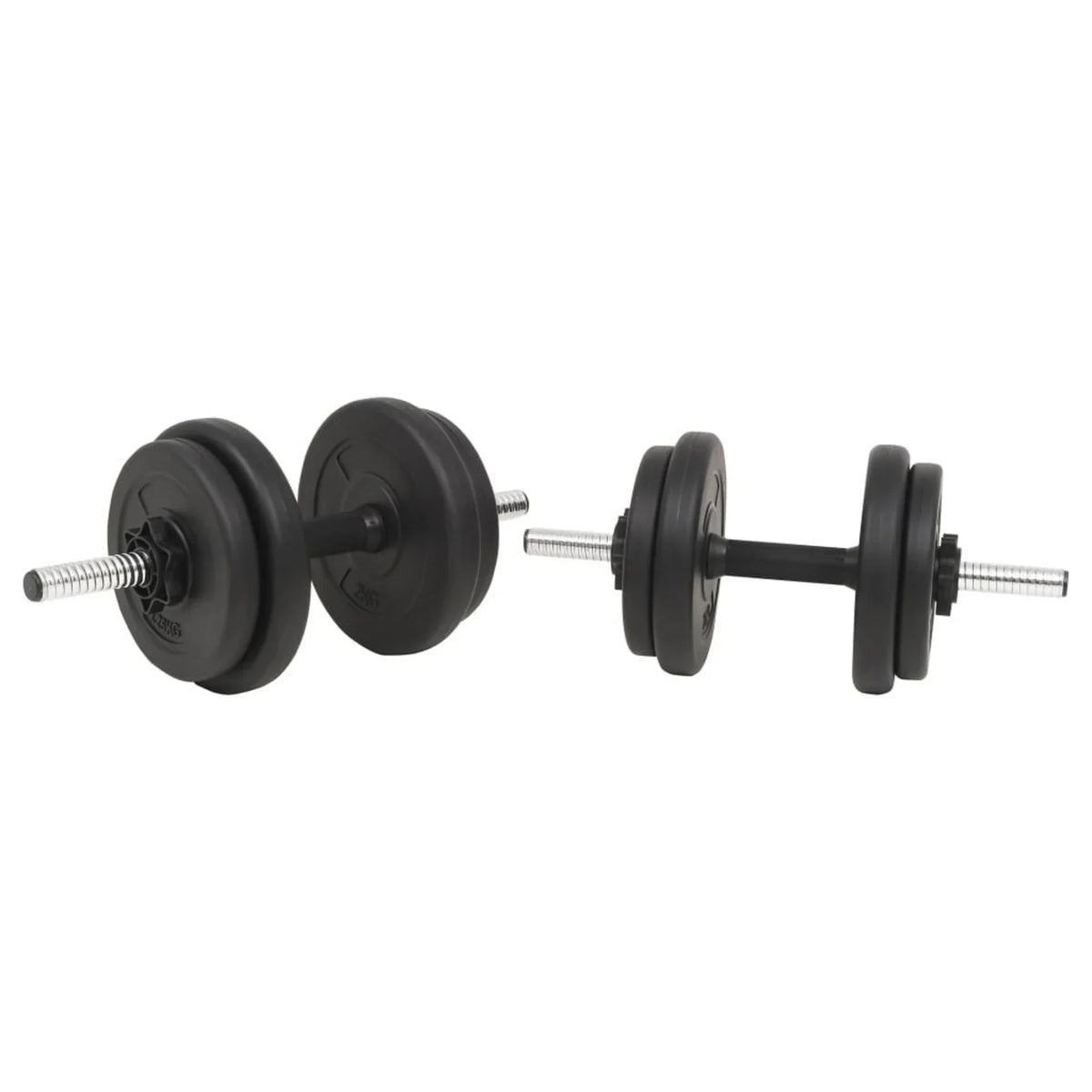 Barbell and Plates with Bodybuilding, Weight Home Fitness, Training, Bars Dumbbell Weightlifting, 66.1 lb for Gym Strength Set moobody