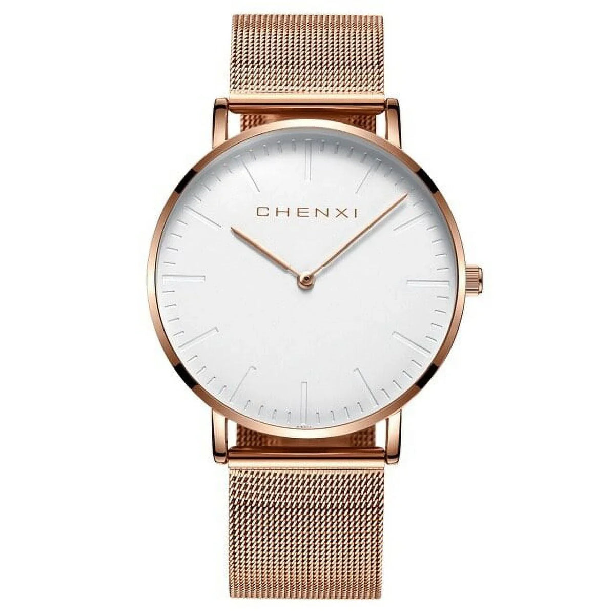 Fashion Elegant Waterproof Ultra Watches Rose Men Brand Quartz CHENXI Lover Ladies thin gold Luxury Dress Watch Woman Watch Top