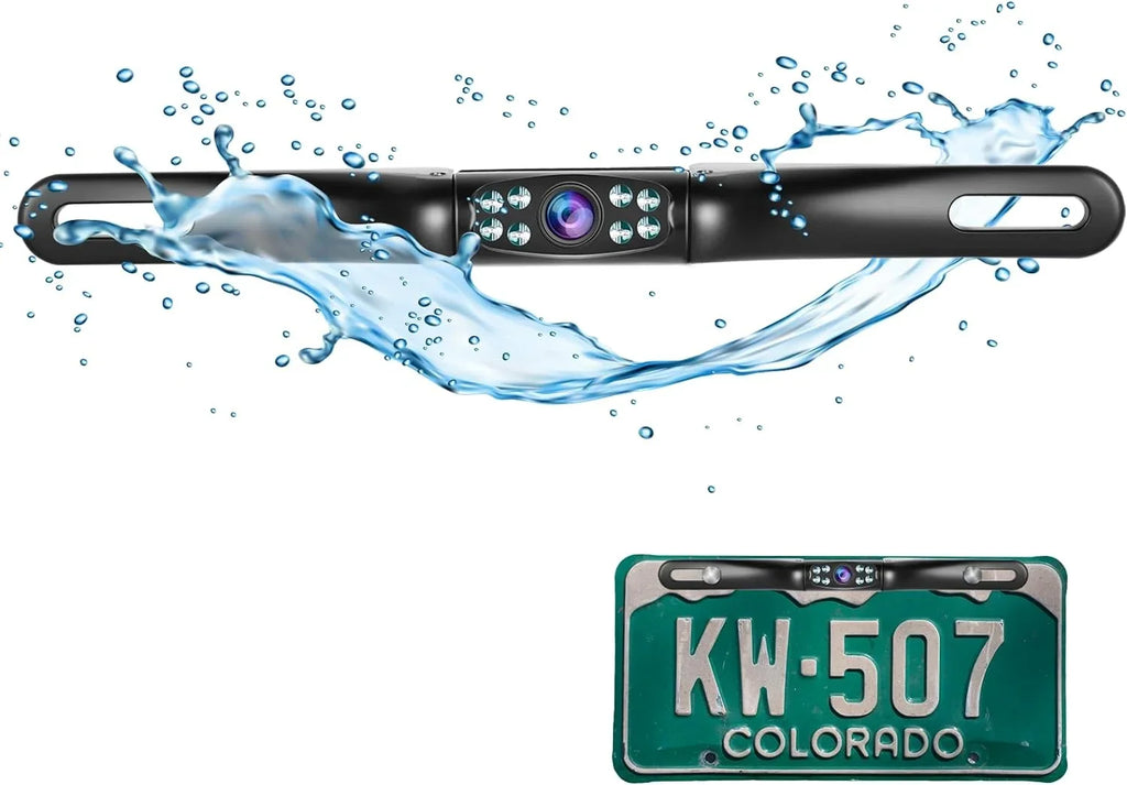 Camera new Waterproof Car Camera License Reverse Camera Rear HD Vision,podofo Plate Night Rear View Backup HD Ultra