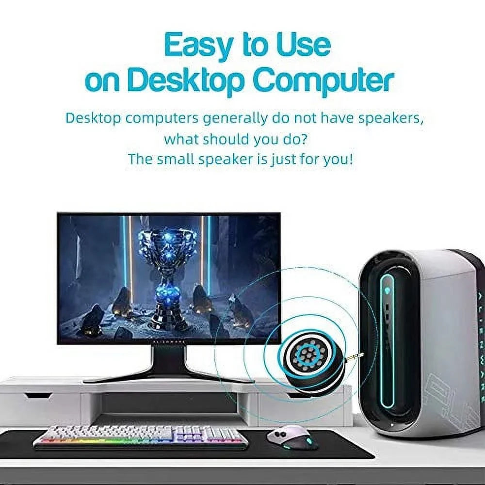 special edition with FIYAPOO Portable Speaker 3W AUX Mini Mobile Smartphone/Tablet/Computer for Line-in Interface Phone Speaker Audio Speaker, 3.5mm