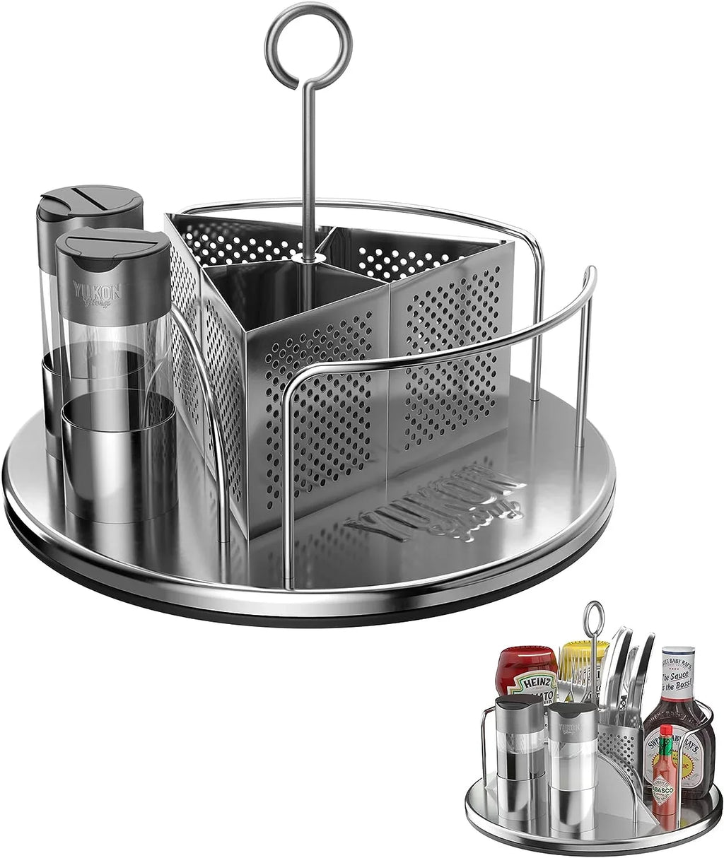 Utensil Susan BBQ Lazy Glory Table for Organizer Holder Spice Yukon Caddy classic &