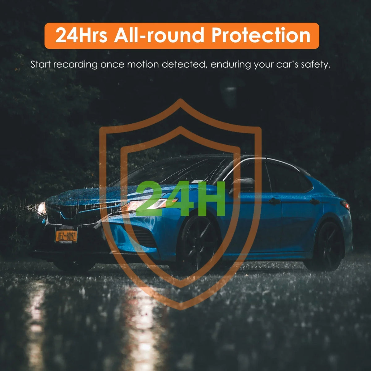 4K Motion Control Cam Detection 12in Recording Control DVR Camera Recorder Car Angle APP classic with Voice G-sensor 170° iMounTEK Camcorder Loop Dash Night Vision