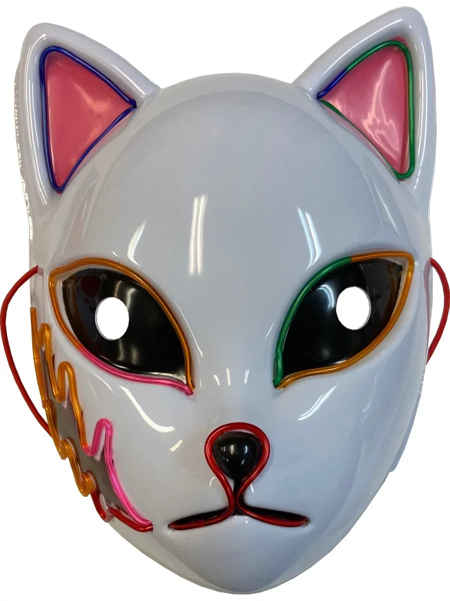 Scar Light Halloween Cat Costume Studio Up Mask Anime Accessory