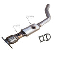 Fits 2.4L 2014 Dodge to Avenger Converter 2008 Catalytic