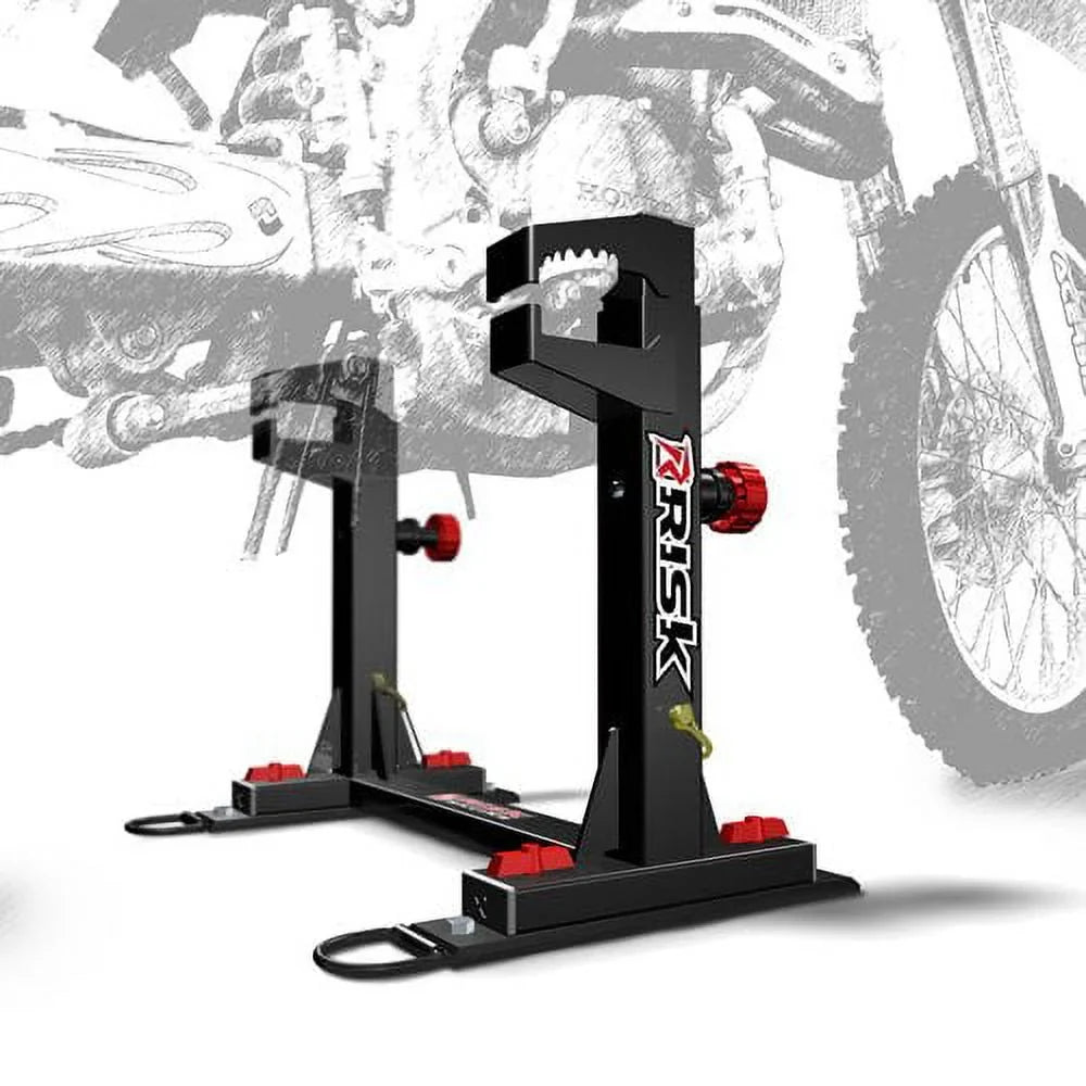 Bike Transport Lock-N-Load Big Motorcycle System 77849 Risk 77-849 Black/Steel Racing