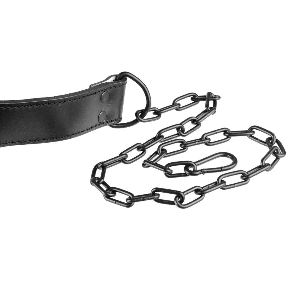 7mm and Steel with Fitness Victor Women Top-Grain Thick Belt for new Vegetable with Dip Heavy-Duty Leather Leather VFLDB Tanned Men Chain 100% made