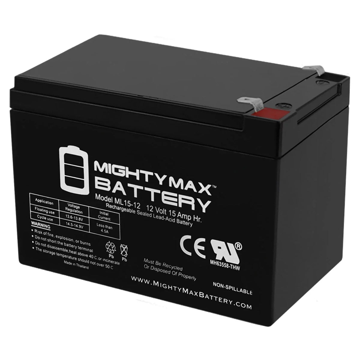 Scooter 500W F2 Electric Battery special edition EVO Replacement for 12V 15AH