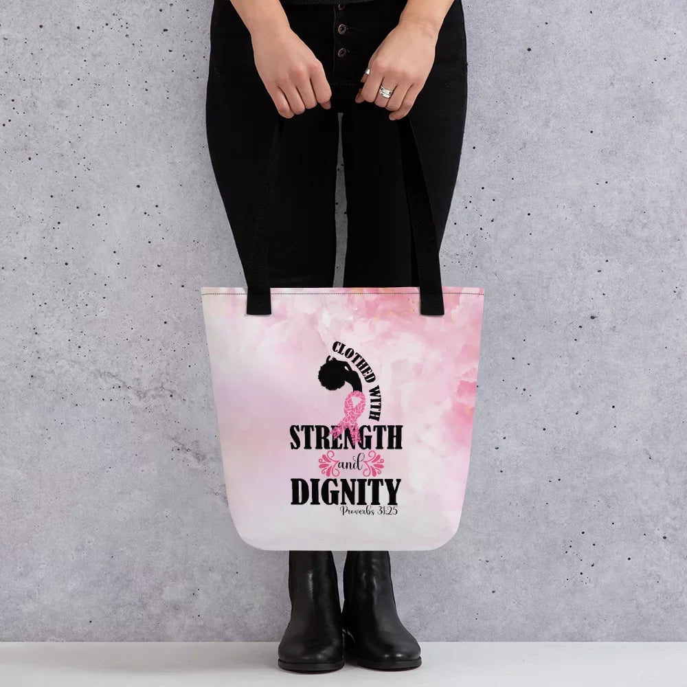 Tote Strength with Clothed Bag and Dignity