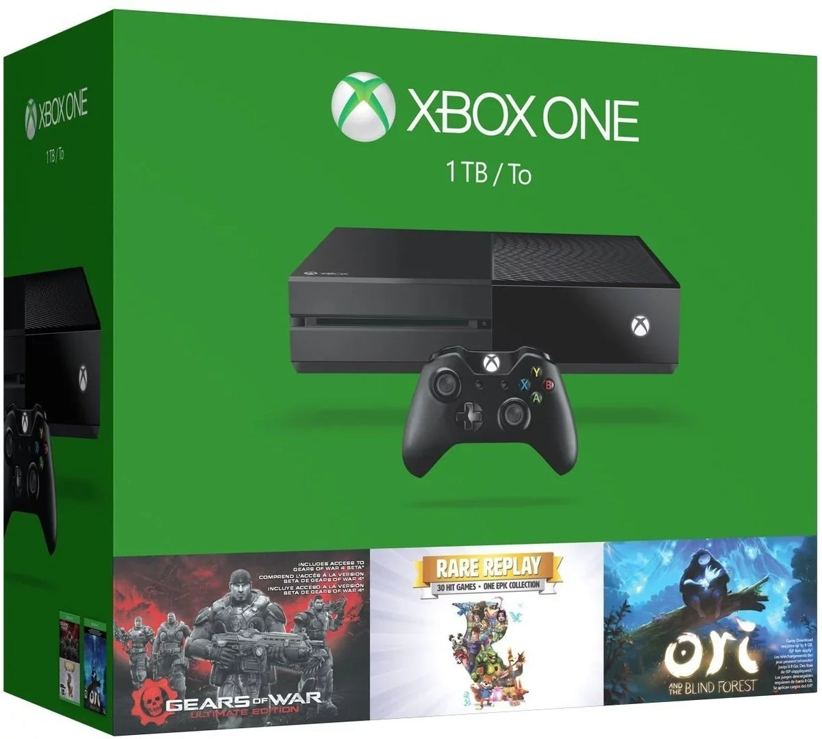 1TB Replay Games War: + One and Bundle Edition Ultimate Console Rare of the Xbox Blind (Gears Ori - 3 + Forest)
