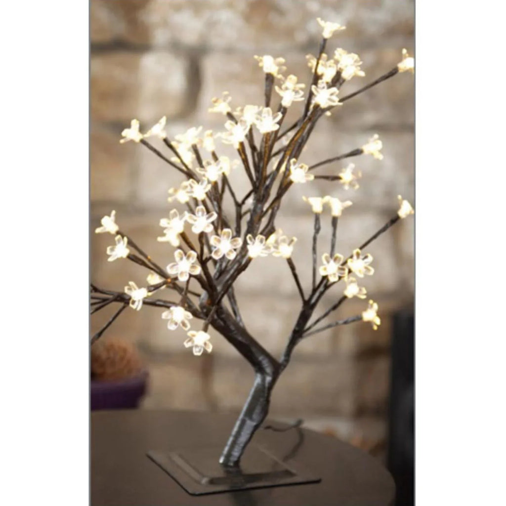 208-Inch, LED Floral Lights Gift Hi-Line Bonsai classic Pink Ltd Tree,