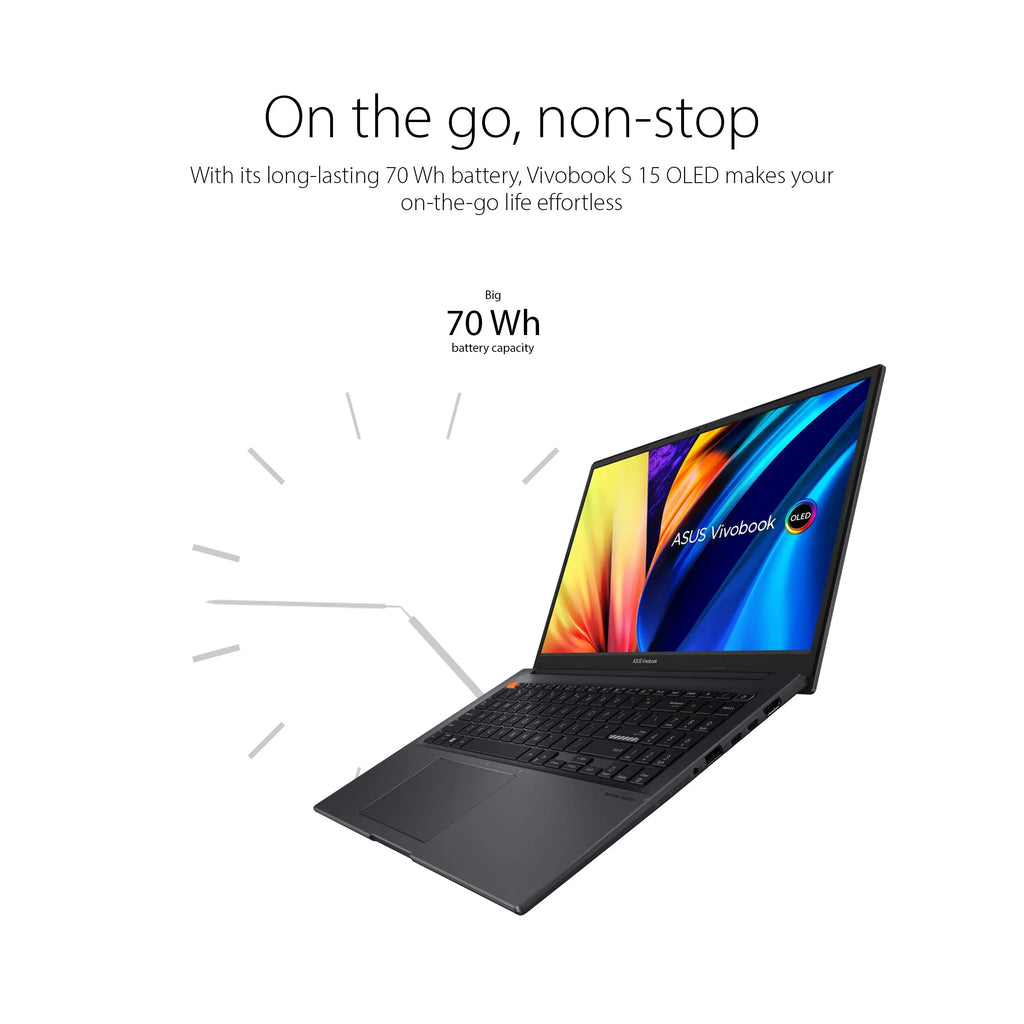 OLED 11 Platform, Laptop, 15.6” Intel i7-12700H 15 K3502ZA-ES76 Evo VivoBook Core 16GB Black, FHD ASUS OLED 1TB Slim S Windows SSD, CPU, RAM, Home, Intel Display, Indie