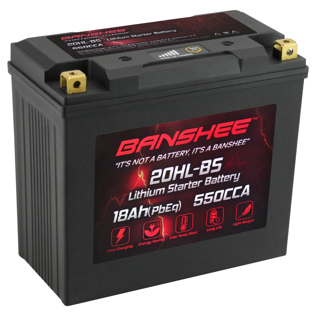 Outlander CAN-AM Compatible LiFePO4 YTX20L-BS Banshee 1000 2016 Battery Motorsports XT-P with to EFI 2013