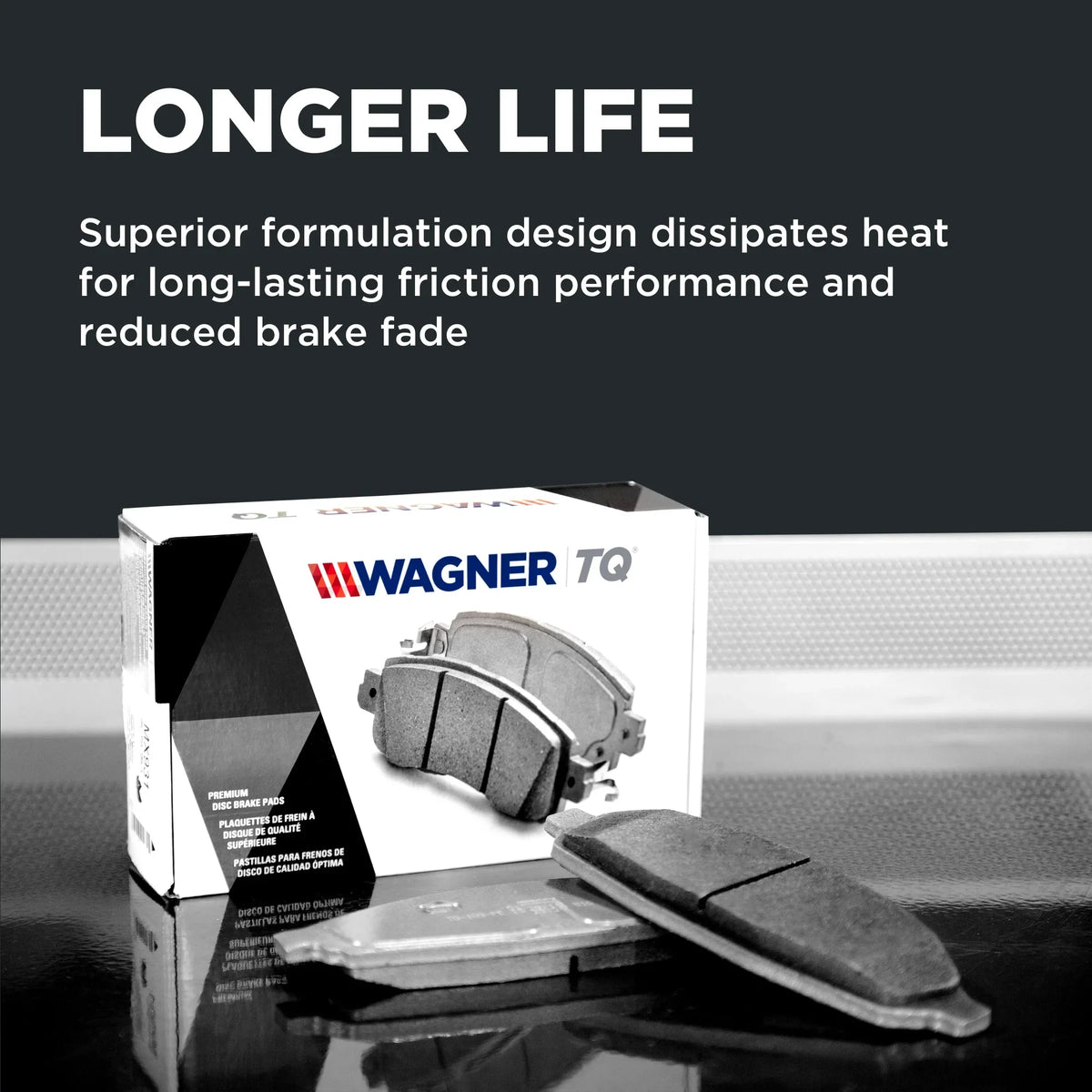 Ceramic Set ThermoQuiet Pad Brake 2011 EQUUS GENESIS, Fits Disc select: HYUNDAI 2009-2014 HYUNDAI Wagner Brake