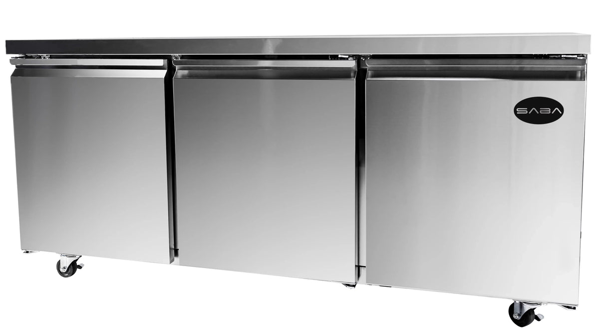 Duty Heavy high quality Commercial Undercounter 72" Refrigerator Door Three