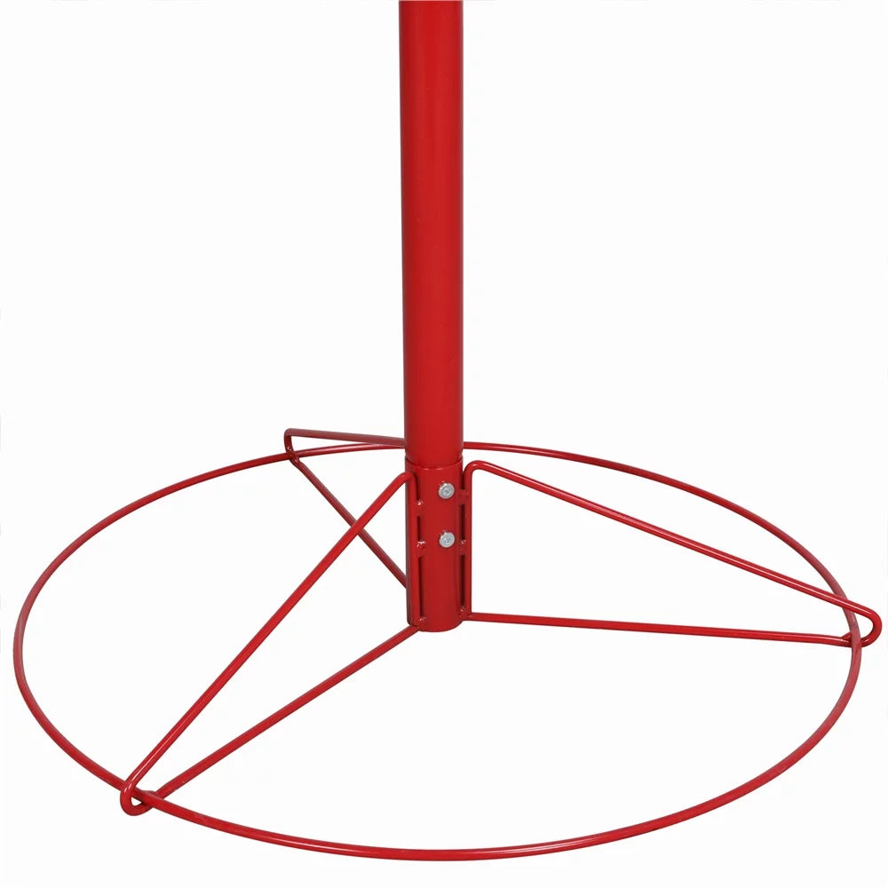 12-Chain Red Baske, Metal Golf Easyfashion Disc