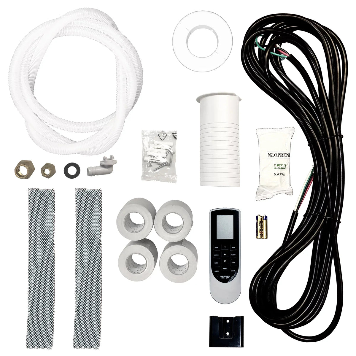 with Super coverage Heat Efficiency Kit Mini 115V/60 25 BTU Ductless and ft SQ Hz 500 area Split 12000 AmVent installation high quality Pump Inverter