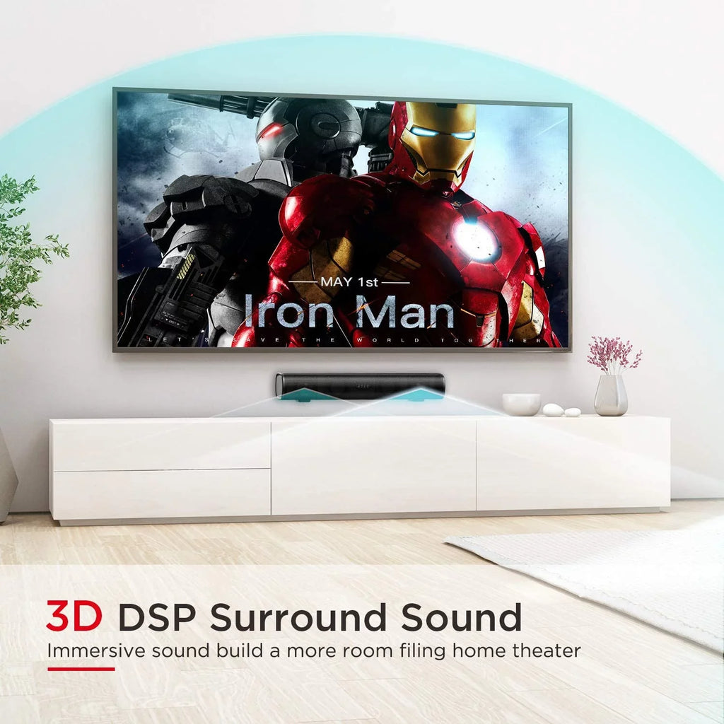 Sound Sound TV bar, Bluetooth TV, For 3D Wireless Bomaker 16-Inch Surround 2.0 5.0 Computer 105dB, Speaker, SoundBars