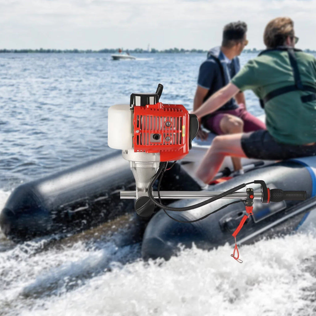 System Cooling Outboard Stroke Yachts Engine for Fishing YIYIBYUS Inflatable Air with Boat Boats Motor Marine special edition 2.3HP 2