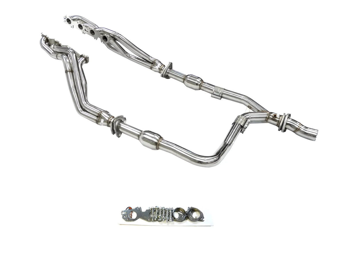 Fitment 04 HEMI Steel Header 03 thru 5.7L MHP For Dodge By Long 1500 Stainless Ram 4WD Tube