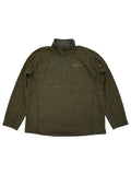 2XL Bauer Quarter-Zip Radiator Eddie Pullover trendy Green Mens Fleece Dark Jacket