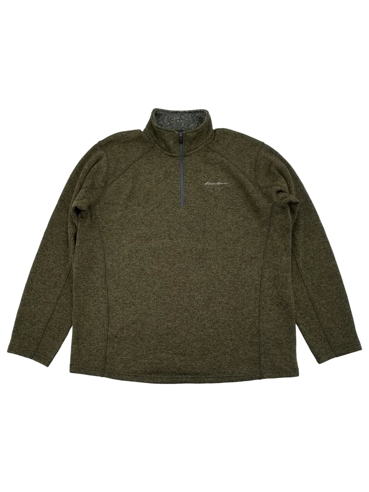 2XL Bauer Quarter-Zip Radiator Eddie Pullover trendy Green Mens Fleece Dark Jacket