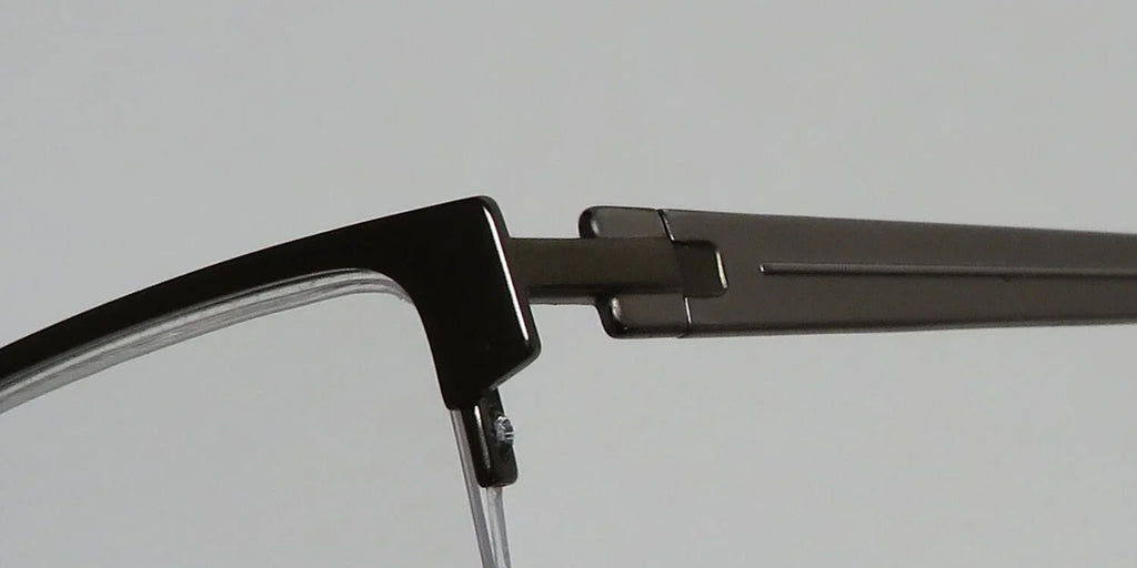 NOSE EYEGLASS PM high quality ADJUSTABLE DESIGNER 2:53 FRAME/GLASSES PADS HALF-RIMLESS
