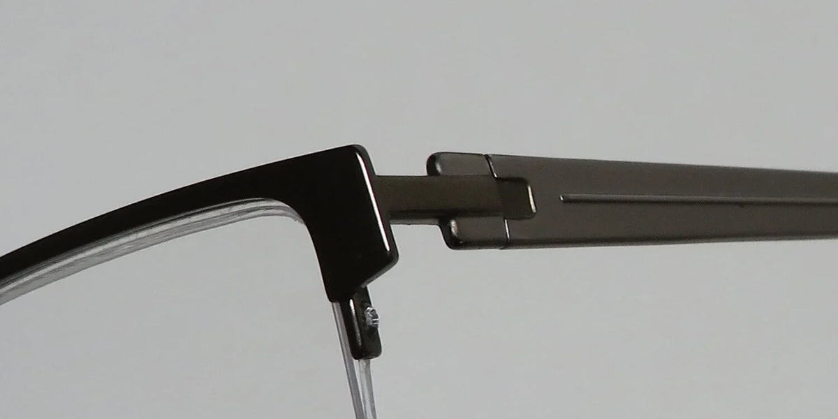 NOSE EYEGLASS PM high quality ADJUSTABLE DESIGNER 2:53 FRAME/GLASSES PADS HALF-RIMLESS