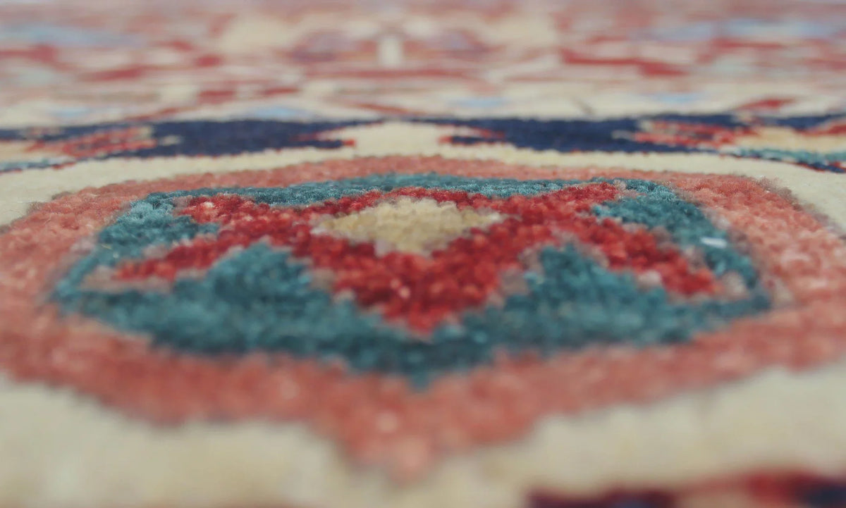 Rust/Blue Aria 9'10" 13'7" Ramez Rug, x