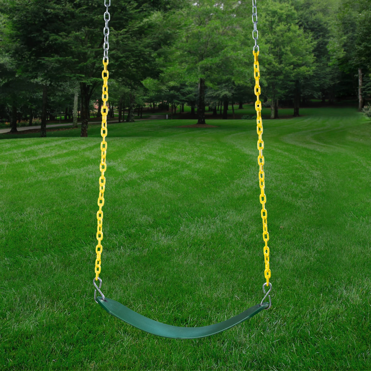 Set Monkey Swing Vinyl and Navigator Climbing Wooden Bars, with Canopy, Rock Wall Green Playsets Gorilla