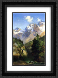 Matted Moran Ornate Framed Art Peak, Thomas Mountain high quality Black 'A Territory' 18x24 2x Print Idaho Rocky