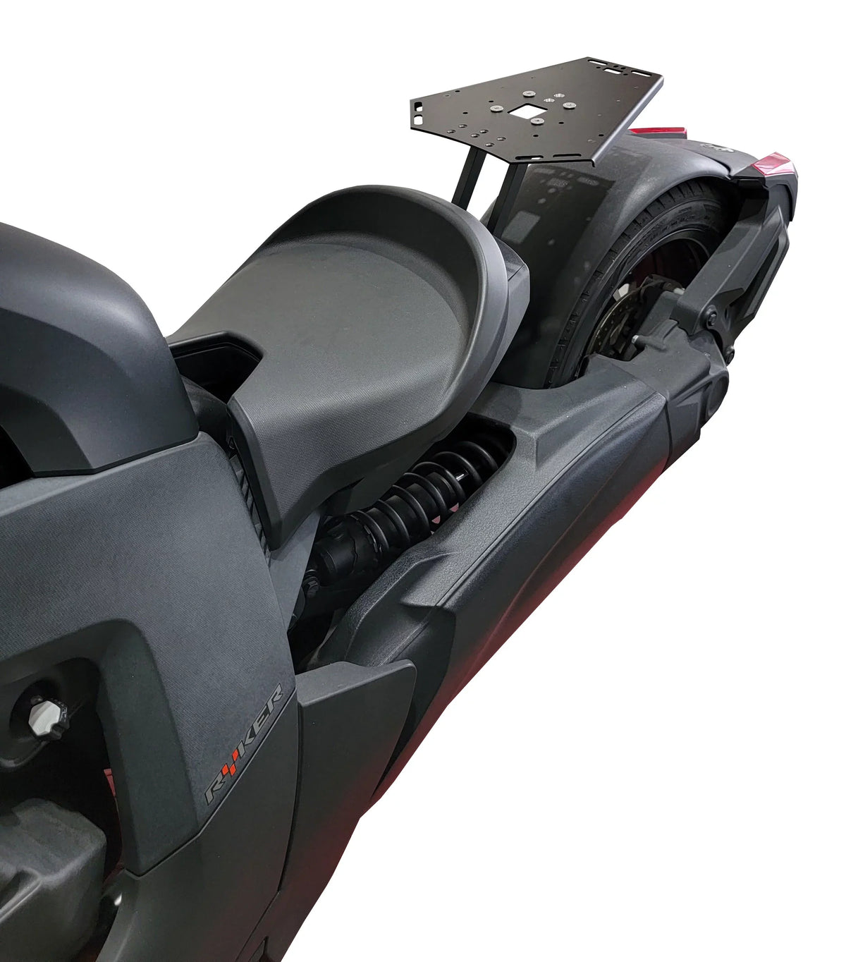 Kit Black Rack Large Am MAX NO Cases Ryker MOUNT Shad installed Luggage Can NEEDED.