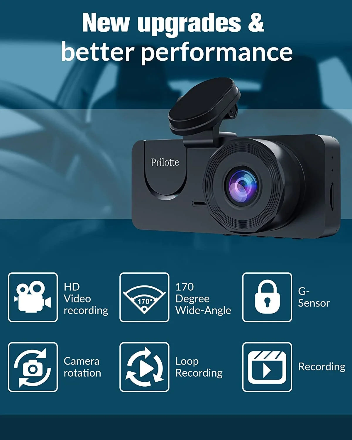 3 Inside,4K SD Recording,24H Rear Cars Card,Built-in 32GB Front Dash with Screen,WDR,Loop UHD Mode and Angle,2.0'' Dash Parking Full Vision,170°Wide Channel IPS Free Camera Cam for Night Super