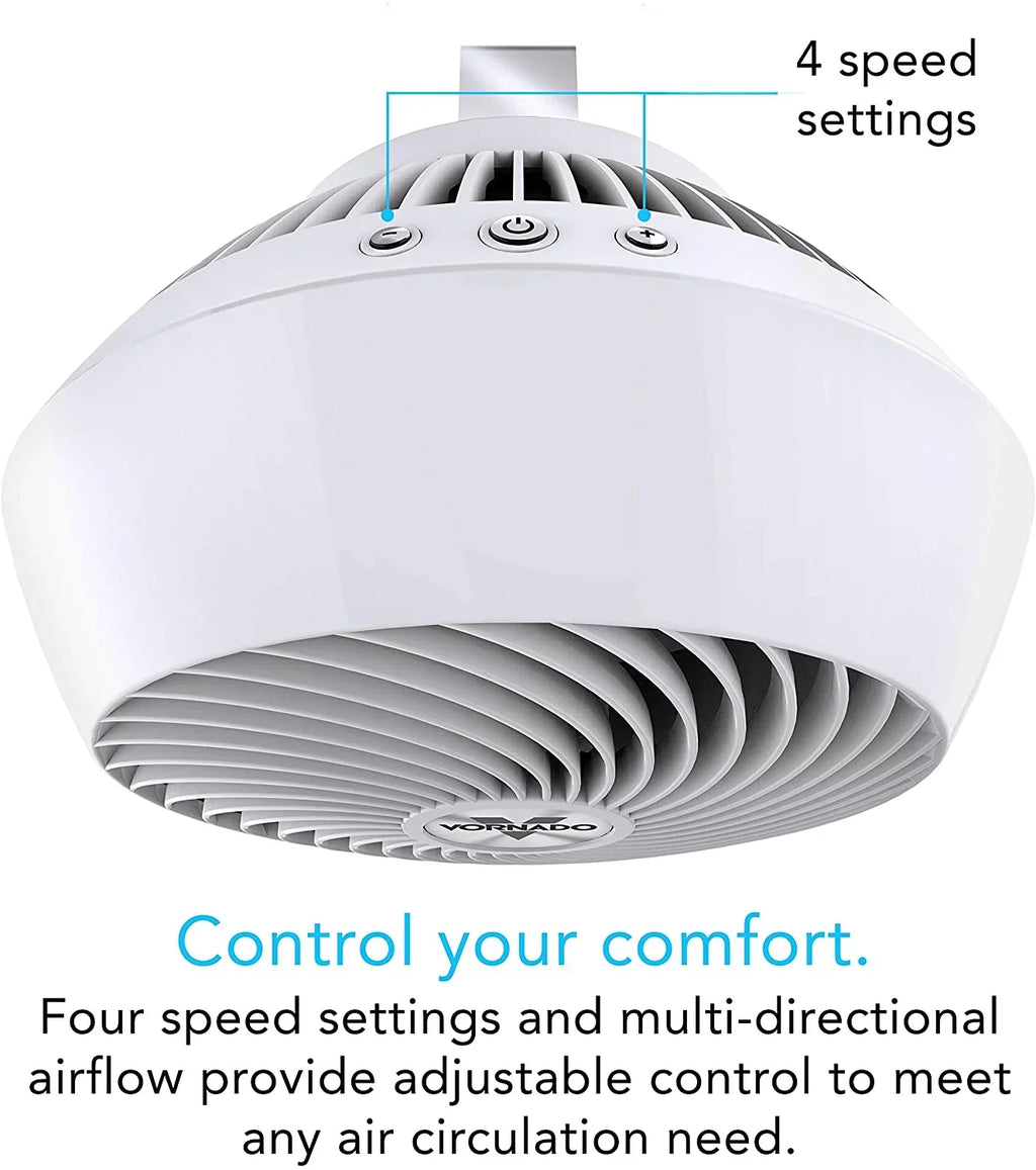 speeds, White with Whole Circulator Vornado Air 560-Medium, Room 4 560